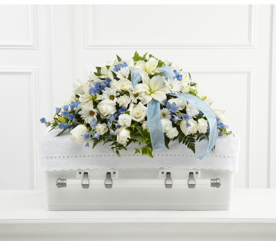  Tender Treasure Casket Spray