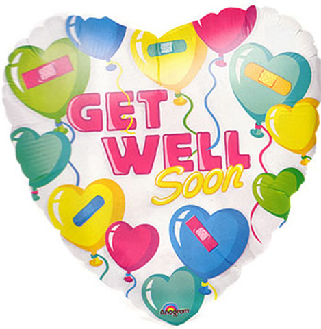 Get Well Mylar Balloon 