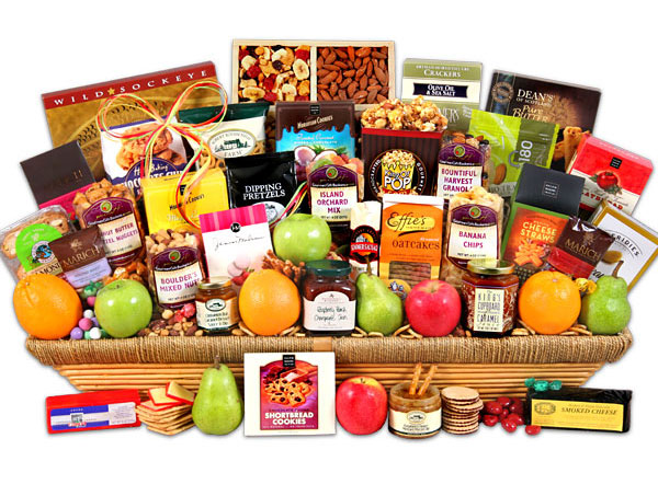 Fresh Fruit & Gourmet Gift Basket