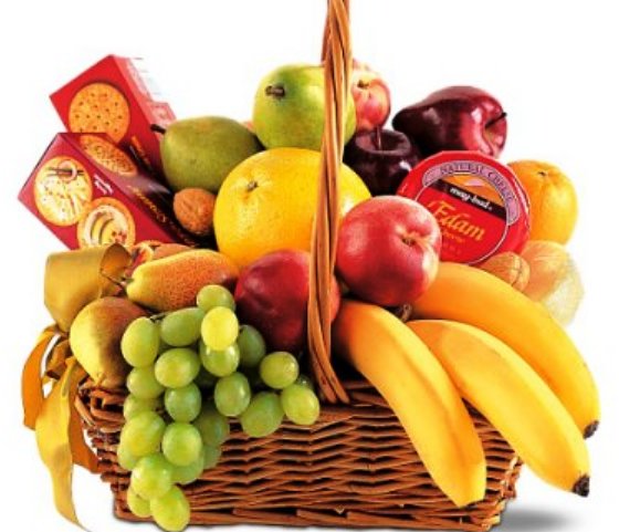 Fresh Fruit & Gourmet Gift Basket