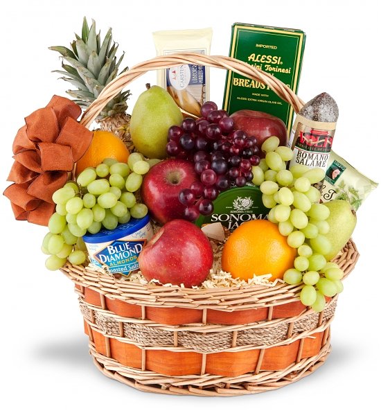 Fresh Fruit & Gourmet Gift Basket