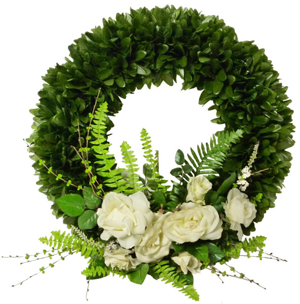 Modern Silk Wreath